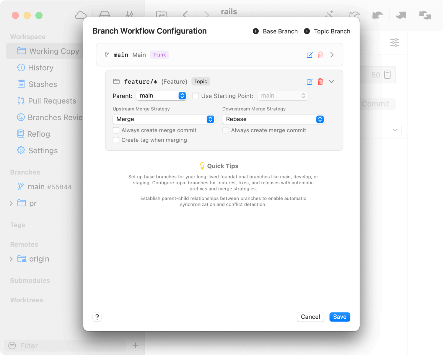 GitHub Flow in Tower – Overview